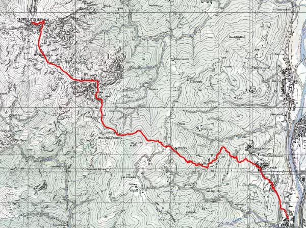 mappa cartinaCastello di Gavala